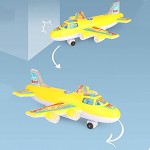 UJIKHSD Mini Avion Électrique Avion De Voyage Universel Lumière Et Musique Avion Simulation Aviation Avion De Ligne Lumières Colorées Avion De Dessin Animé 0-3-6 Ans Jouets pour Enfants
